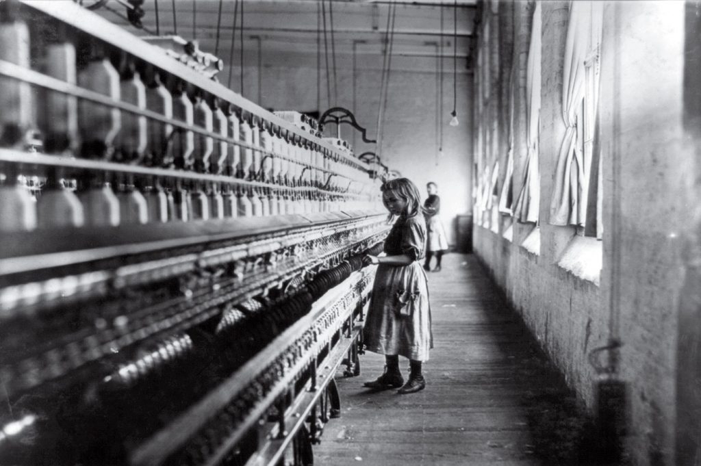 Trabalho infantil nas fábricas era uma das marcas do início da revolução industrial